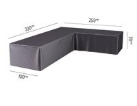 Loungesethoes hoekset rechts 330x255x100xH70 cm AeroCover - Aerocover