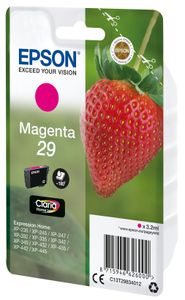 Epson inktcartridge 29, 180 pagina's, OEM C13T29834012, magenta