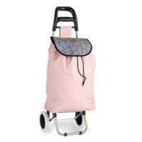 Arte Regal Boodschappen trolley - 33 l - roze - 35x95 cm - met wielen