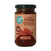 Tomaten zongedroogd in olijfolie bio 180 Gram