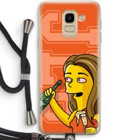 Jamie Lee Simpson: Samsung Galaxy J6 (2018) Transparant Hoesje met koord