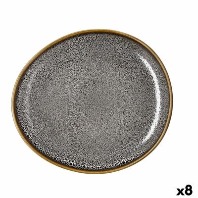 Dinerbord Ariane Jaguar Freckles Bruin Keramisch Ovalen 25 cm (8 Stuks)