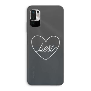 Best heart pastel: Xiaomi Redmi Note 10 5G Transparant Hoesje