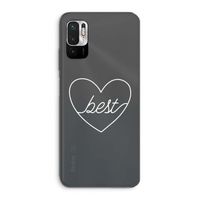 Best heart pastel: Xiaomi Redmi Note 10 5G Transparant Hoesje