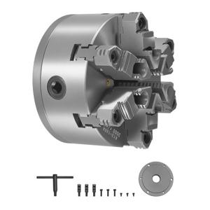 VEVOR φ160mm 6-klauwplaat met D1-4 camlock-steunplaat