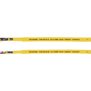 Helukabel PUR-Yellow JB Stuurstroomkabel 5 G 2.50 mm² Geel 22218-1000 1000 m