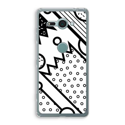 Pop Art #4: Sony Xperia XZ2 Compact Transparant Hoesje