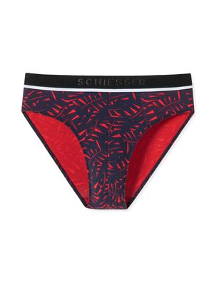 Schiesser - Supermini - Daywear - rood, Maat:XL