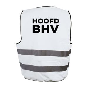 Hoofd BHV hesje wit - Hoofd BHV hesje wit