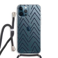 Marrakech Arrows: iPhone 12 Pro Max Transparant Hoesje met koord