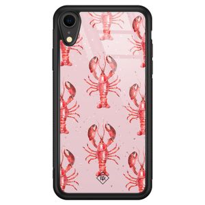 iPhone XR glazen hardcase - Lobster all the way