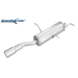 InoxCar uitlaat passend voor Peugeot 306 2.0 16v Cabrio 133pk 1997- 1x80mm IXPE3060980