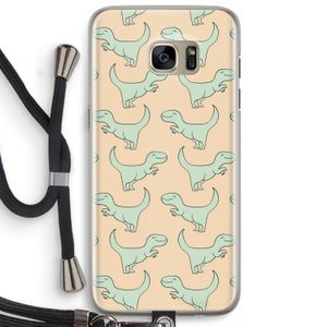 Dinos: Samsung Galaxy S7 Edge Transparant Hoesje met koord