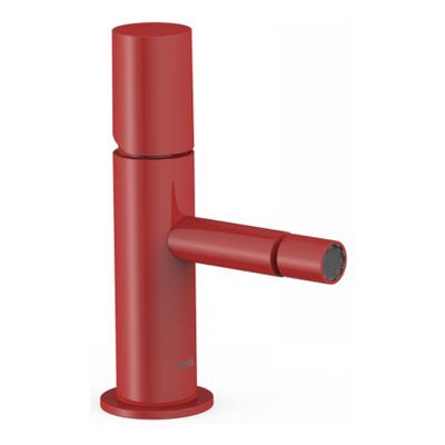 Bidetkraan Tres Study | Opbouw | Mengkraan | 1-knop | Rond | Rood