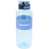 Drinkfles/waterfles/bidon - 1500 ml - blauw - kunststof