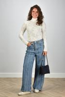 Ganni broek J1822 mid blue stone