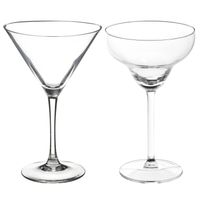 Cocktailglazen set - margarita/martini glazen - 8x stuks - Drinkglazen - thumbnail