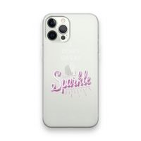 Sparkle quote: iPhone 12 Pro Transparant Hoesje