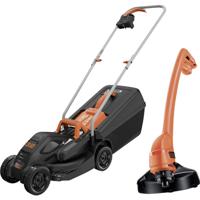 Black & Decker Grasmaaier, Grastrimmer Elektrisch Set Incl. grastrimmer 1000 W/250 W Snijbreedte max. 32 cm