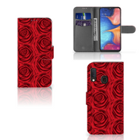 Samsung Galaxy A20e Hoesje Red Roses