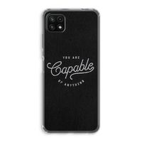 Capable: Samsung Galaxy A22 5G Transparant Hoesje