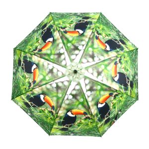 Esschert Design paraplu Toekan 120 x 96 cm polyester groen