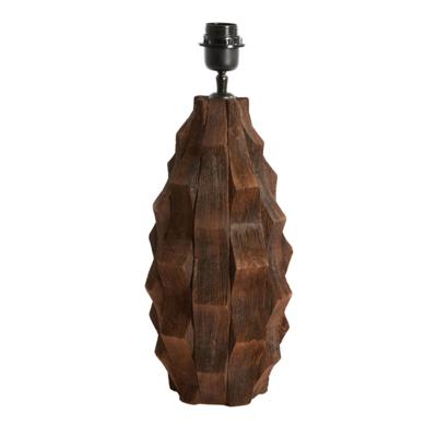 Lampvoet Takabe hout chocolade bruin M