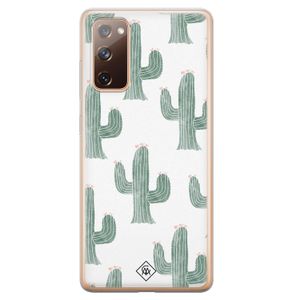 Samsung Galaxy S20 FE siliconen telefoonhoesje - Cactus print