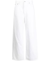 AGOLDE pantalon en coton biologique à coupe ample - Blanc