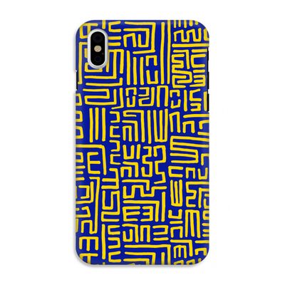 Majorelle Blue Print: iPhone X Tough Case