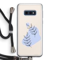 Leaf me if you can: Samsung Galaxy S10e Transparant Hoesje met koord