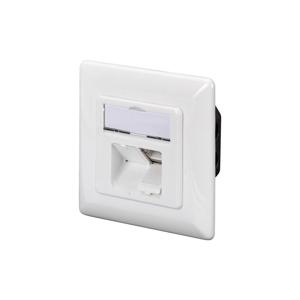 Digitus DN-9005-N. Stopcontact type: RJ-45. Kleur van het product: Wit. Breedte: 80 mm, Hoogte: 80 mm. Land van herkomst