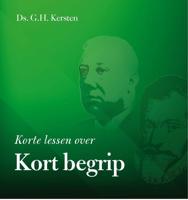 Korte lessen over kort begrip - G.H. Kersten - ebook