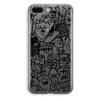 Vexx Black Mixtape: iPhone 8 Plus Transparant Hoesje