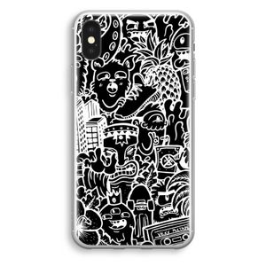 Vexx Black Mixtape: iPhone XS Transparant Hoesje