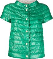 Herno veste matelassée à manches courtes - Vert