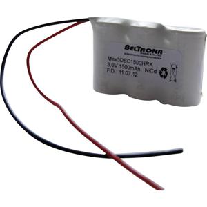 Beltrona 3DSC1500HRK Accu voor noodverlichting Kabel 3.6 V 1500 mAh