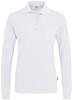 Hakro 215 Women's long-sleeved polo shirt MIKRALINAR® - White - XS