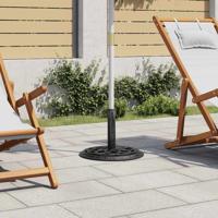 VidaXL Parasolvoet 44x44x31 cm gietijzer zwart