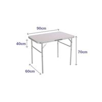 Vouwtafel Marbueno Wit 90 x 70 x 60 cm