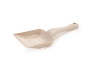 Plastic kattenbakschep beige grof - Beeztees