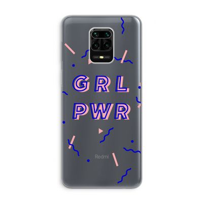 GRL PWR: Xiaomi Redmi Note 9 Pro Transparant Hoesje
