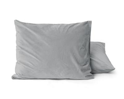 Sleeptime Velvet 2 in 1 kussenslopen Grijs 60 x 70 cm