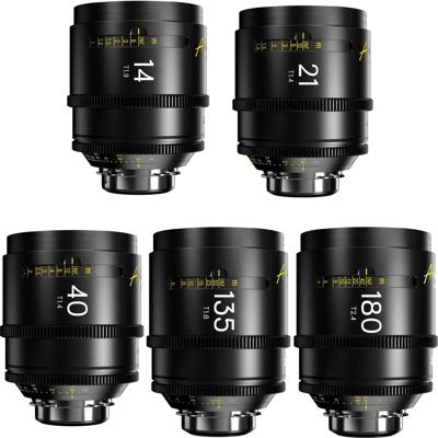 DZOFilm Arles 14/21/40/135/180mm FF/VV Prime Cine Lens PL mount (meter)