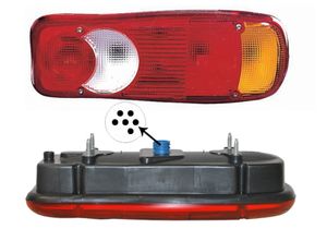 Achterlicht VAN WEZEL, Inbouwplaats: rechts: , u.a. für Fiat, Peugeot, Citroën