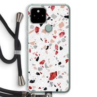 Terrazzo N°12: Pixel 5 Transparant Hoesje met koord