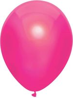 Hot Pink Metallic Ballonnen - 100 stuks - thumbnail