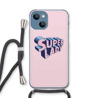 Superlady: iPhone 13 mini Transparant Hoesje met koord