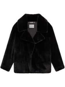 Stella McCartney veste à motif Plush Teddy - Noir