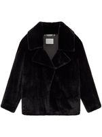 Stella McCartney veste à motif Plush Teddy - Noir